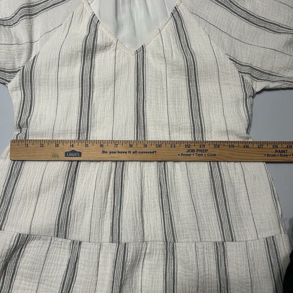 Evereve Alexia Cotton Gauze Tiered Minidress Pockets Size Small - Picture 7 of 13